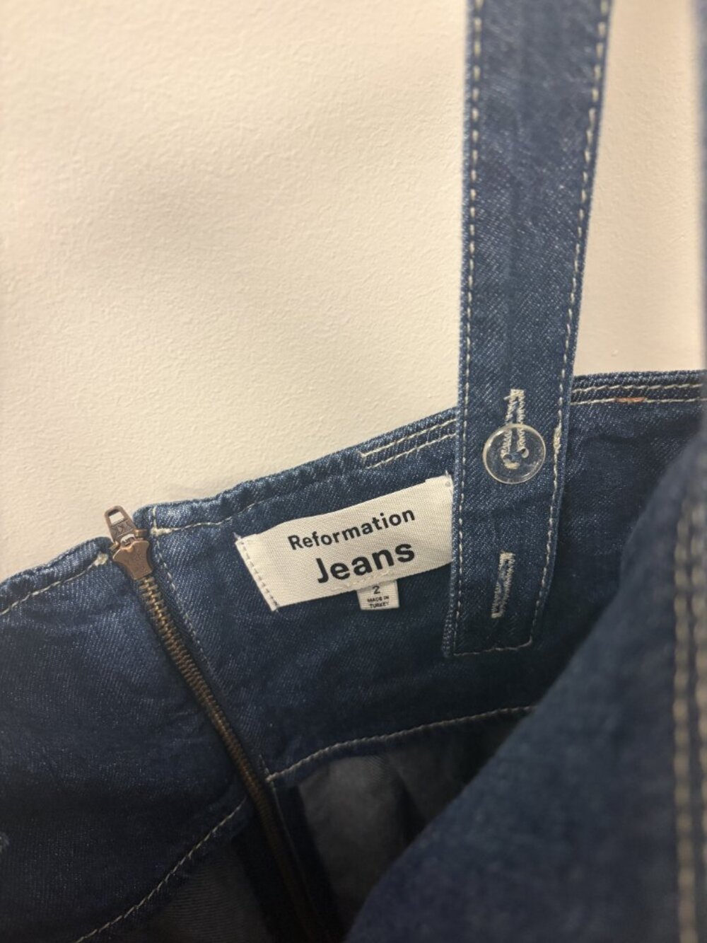 Reformation Cecil Denim Mini Dress - Picture 5 of 6